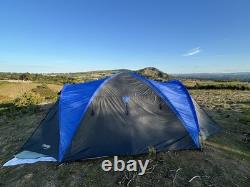 Vango Tahoe 400 Tent 4 man Family & Festival Camping Blue&Yellow