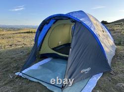Vango Tahoe 400 Tent 4 man Family & Festival Camping Blue&Yellow