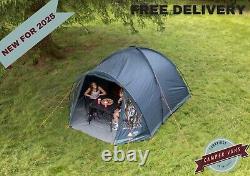 Vango Tahoe 500 Tent 5 Man Dome Tent For Family & Festival Camping Blue 2025