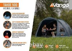 Vango Tahoe 500 Tent 5 Man Dome Tent For Family & Festival Camping Blue 2025