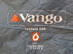 Vango Venture 500 Large Family Dome Tent for 5. Double Bedroom And Porch