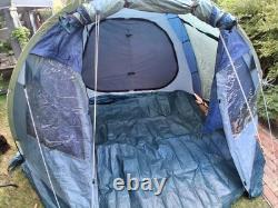 Vango Venture 500 Large Family Dome Tent for 5. Double Bedroom And Porch