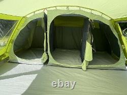 Vango Very Large 6 Person Family Tent Orava 600xl Tent With Large Porch Green