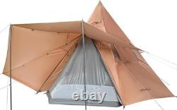 Versatile 6-Person Teepee Tent Perfect for Camping, Festivals & Beach Trips