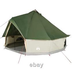 VidaXL 8-Person Family Tent Tipi Green Waterproof Camping Outdoor Shelter