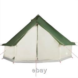 VidaXL 8-Person Family Tent Tipi Green Waterproof Camping Outdoor Shelter