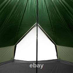 VidaXL 8-Person Family Tent Tipi Green Waterproof Camping Outdoor Shelter