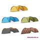Vidaxl Camping Igloo Tent 8 Person Dome Hiking Cabin Shelter Multi Colours