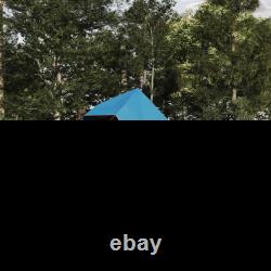 VidaXL Family Tent Tipi Blue 10-Person Waterproof