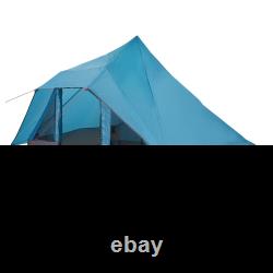 VidaXL Family Tent Tipi Blue 10-Person Waterproof