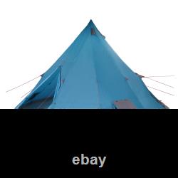 VidaXL Family Tent Tipi Blue 12-Person Waterproof
