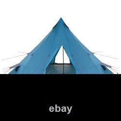 VidaXL Family Tent Tipi Blue 12-Person Waterproof
