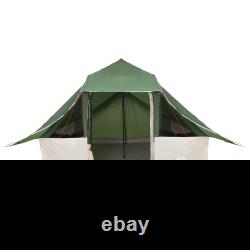 VidaXL Family Tent Tipi Green 10-Person Waterproof