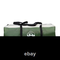 VidaXL Family Tent Tipi Green 10-Person Waterproof