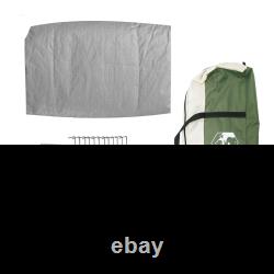 VidaXL Family Tent Tipi Green 10-Person Waterproof