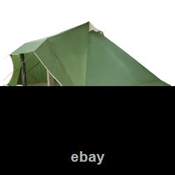 VidaXL Family Tent Tipi Green 8-Person Waterproof