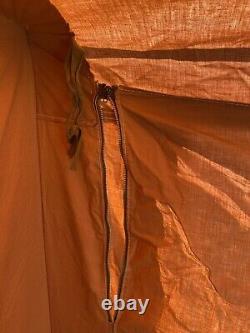 Vintage 1950s large American Vagabond canvas camping tent 6 man event hut space