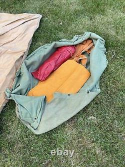 Vintage Blacks Of Greenock Auto tour 3/4 Berth Canvas Tent