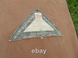 Vintage Blacks Of Greenock Traveller 2 Frame Tent Black & Edgington Ltd 4 Berth