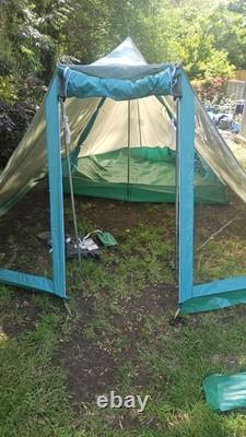Vintage KELLY'S ATLANTIC 5 PERSON A FRAME TENT Large 4.9 x 3.3m easily sleeps 6