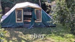 Vintage Sunncamp Ranch Canvas Cotton Camping Tent incl Woven Groundsheet