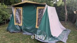 Vintage Sunncamp Ranch Canvas Cotton Camping Tent incl Woven Groundsheet