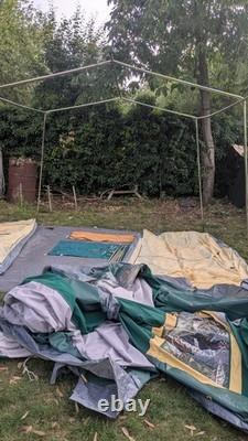Vintage Sunncamp Ranch Canvas Cotton Camping Tent incl Woven Groundsheet