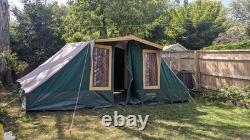 Vintage Sunncamp Ranch Canvas Cotton Camping Tent incl Woven Groundsheet