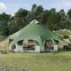 Walplus 10 Person Family Tent Green Waterproof Pu Coated Camping Dome