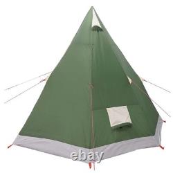 WALPLUS 3 Person Green Tipi Camping Tent Waterproof Outdoor Shelter