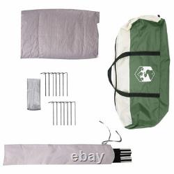 WALPLUS 3 Person Green Tipi Camping Tent Waterproof Outdoor Shelter