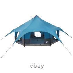 WALPLUS Blue 10 Person Family Camping Tent Waterproof PU Coated Dome