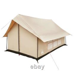 WALPLUS Cabin Tent Cream 340x246x210cm Polycotton Camping Shelter