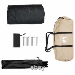 WALPLUS Cabin Tent Cream 340x246x210cm Polycotton Camping Shelter