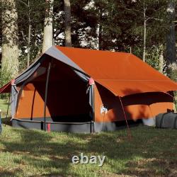 WALPLUS Camping Tent 2-Person Grey and Orange Waterproof Outdoor Shelter