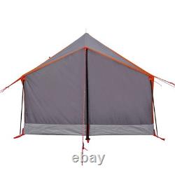 WALPLUS Camping Tent 2-Person Grey and Orange Waterproof Outdoor Shelter