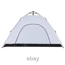 WALPLUS Camping Tent 4 Person White Blackout Quick Release Waterproof