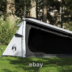 WALPLUS Camping Tent Tunnel 2-Person White Blackout Fabric Waterproof