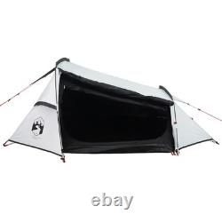 WALPLUS Camping Tent Tunnel 2-Person White Blackout Fabric Waterproof