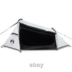 WALPLUS Camping Tent Tunnel 2-Person White Blackout Fabric Waterproof