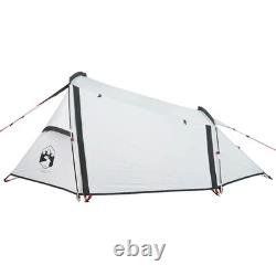 WALPLUS Camping Tent Tunnel 2-Person White Blackout Fabric Waterproof