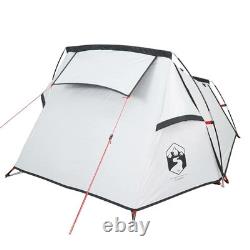 WALPLUS Camping Tent Tunnel 2-Person White Blackout Fabric Waterproof
