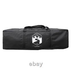 WALPLUS Camping Tent Tunnel 2-Person White Blackout Fabric Waterproof