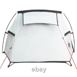 WALPLUS Camping Tent Tunnel 2-Person White Blackout Fabric Waterproof
