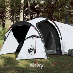 WALPLUS Camping Tent Tunnel 3-Person White Blackout Fabric Waterproof