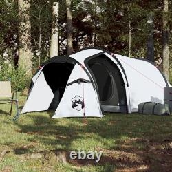 WALPLUS Camping Tent Tunnel 3-Person White Blackout Fabric Waterproof