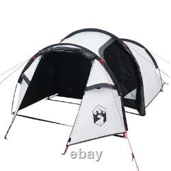 WALPLUS Camping Tent Tunnel 3-Person White Blackout Fabric Waterproof
