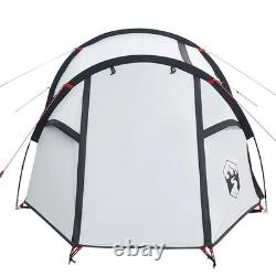 WALPLUS Camping Tent Tunnel 3-Person White Blackout Fabric Waterproof