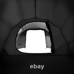 WALPLUS Camping Tent Tunnel 3-Person White Blackout Fabric Waterproof