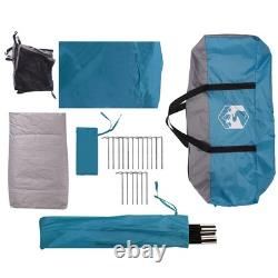 WALPLUS Family Dome Tent 9 Person Blue Waterproof Camping Outdoor